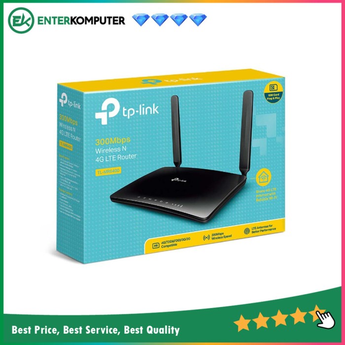 Networking TP - Link 300Mbps Wireless N 4G LTE Router - TL-MR6400