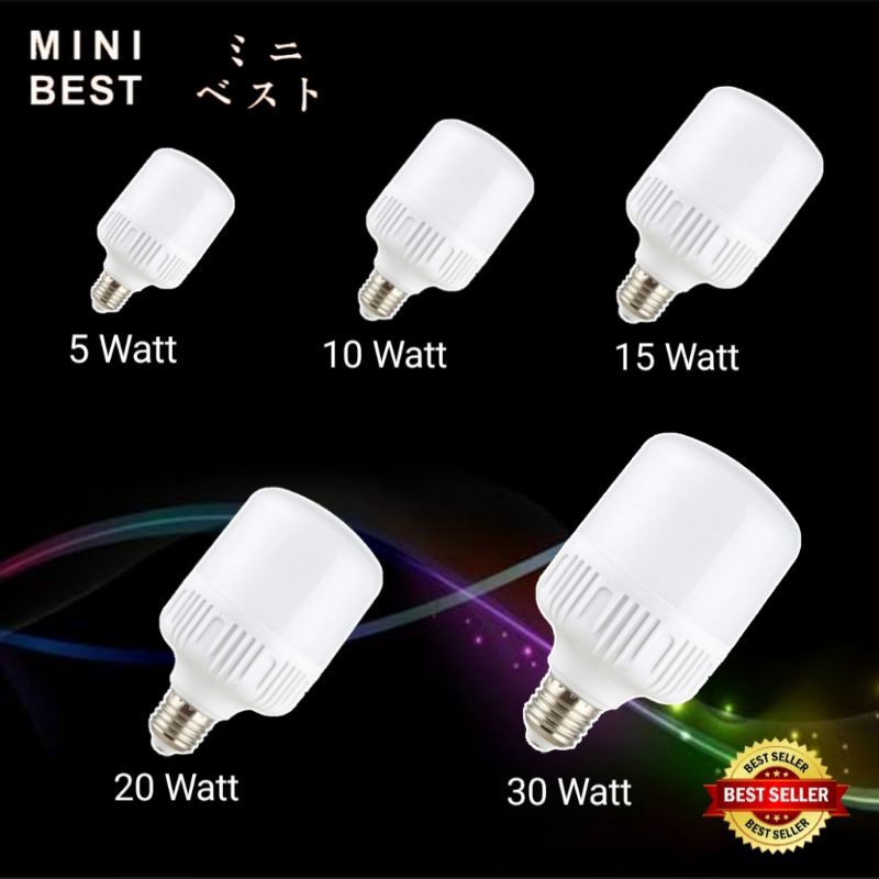 [TERLARIS] Lampu LED Bulb Jumbo Tabung Platinum Super Terang 10W, 15W, 20W ,30W