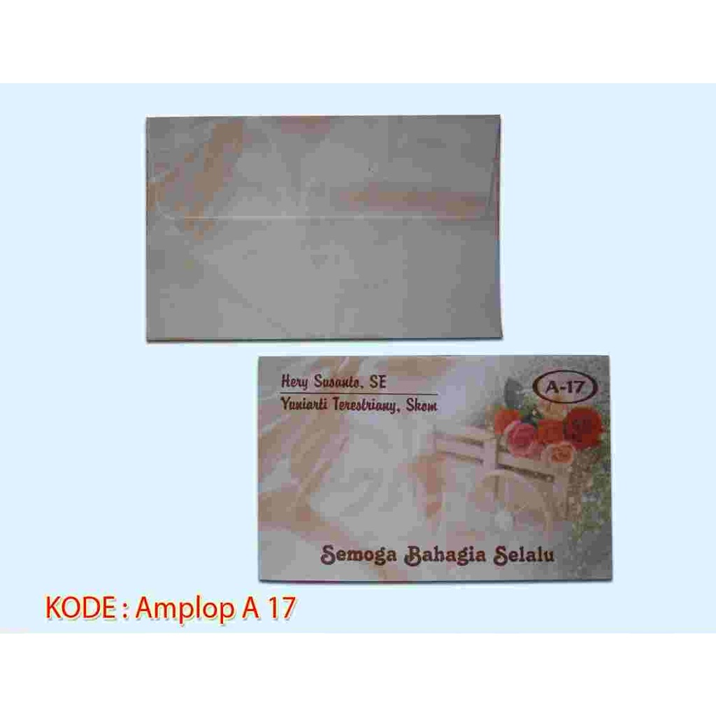 

Blangko Amplop Motif A 17 Murah isi 50