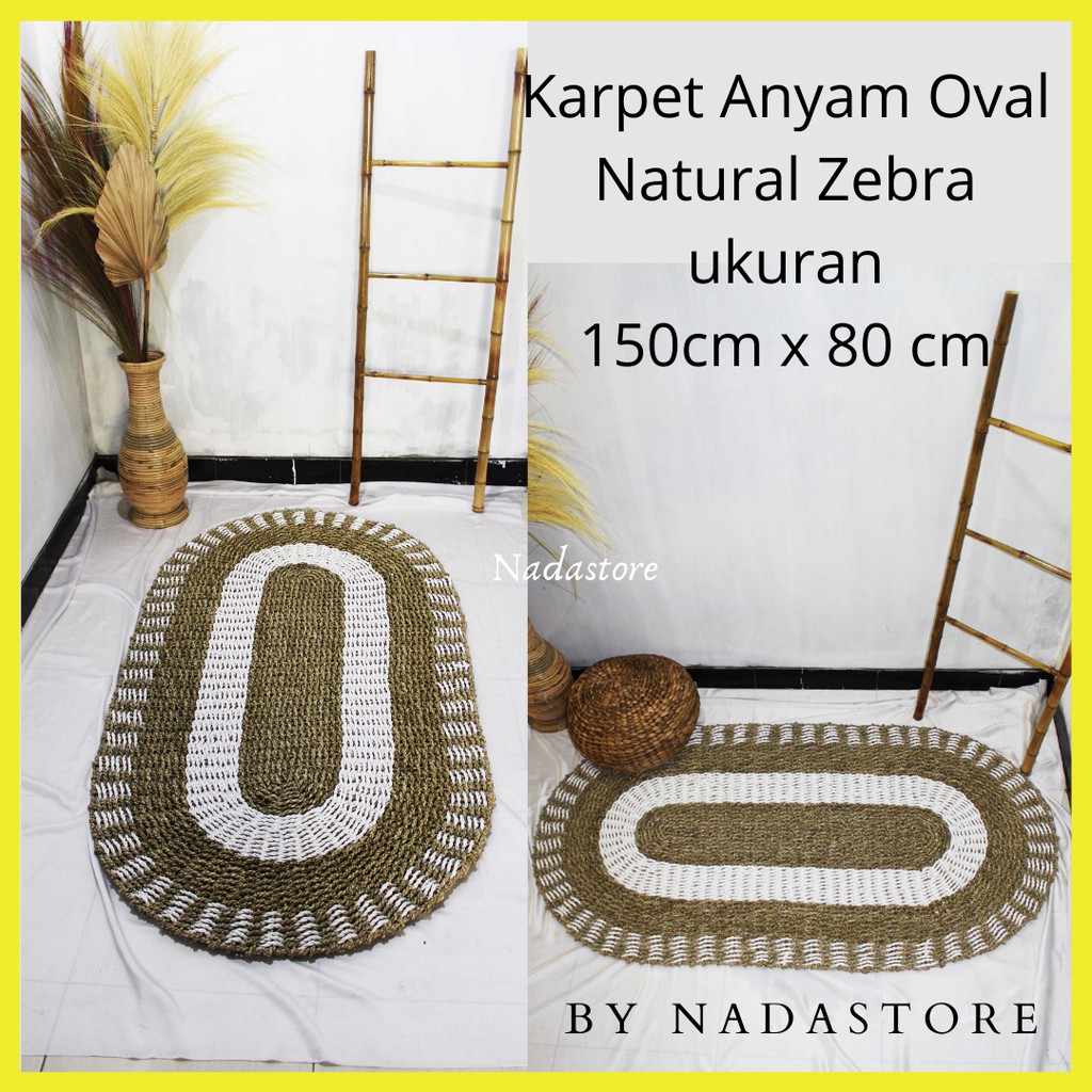 RUG KARPET SEAGRASS OVAL NEW ARRIVAL