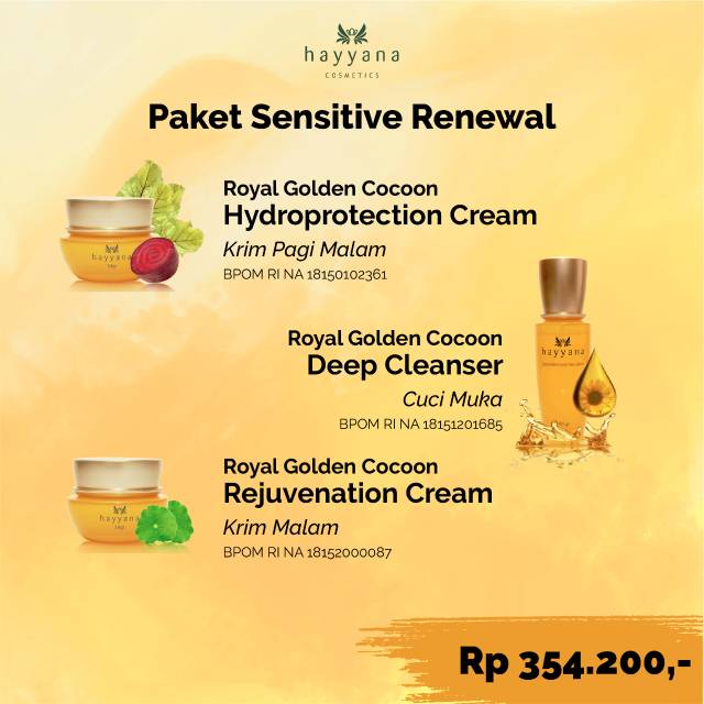Hayyana Skincare Paket Sensitive Renewal - Kulit Kering dan Sensitif