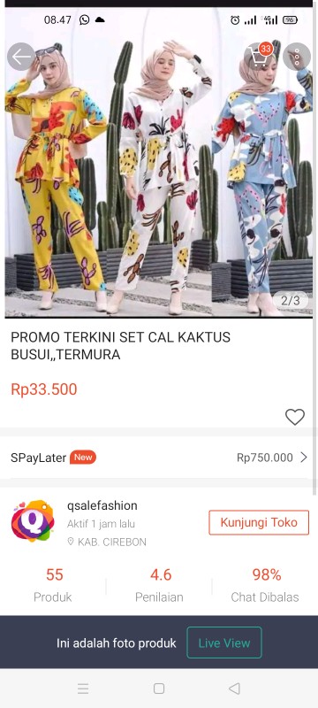 Promo Terkini Set Cal Kaktus Busui,,termura