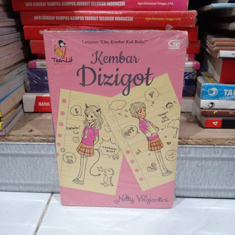 obral buku murah Novel best seller // remaja // wattpad // fantasi // sastra // fiksi // non fiksi part 30-Kembar dizigot 33
