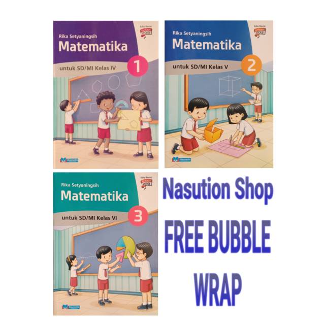 Jual Buku Matematika Kelas 4 5 6 Iv V Vi Sd K13n Masmedia Indonesia Shopee Indonesia