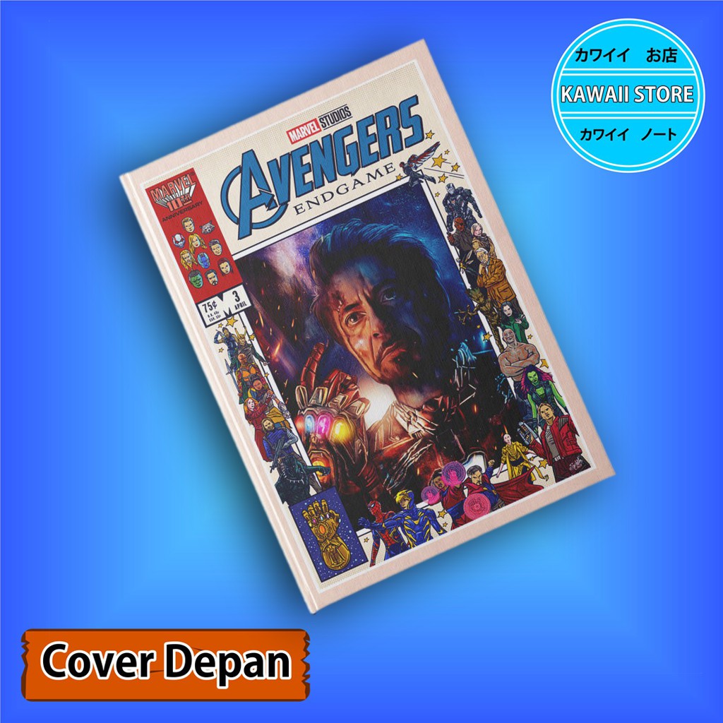 

Notebook / Pocket book Hard Cover Film Marvel Avengers IRON MAN uk A5 & A6 / Notes Book