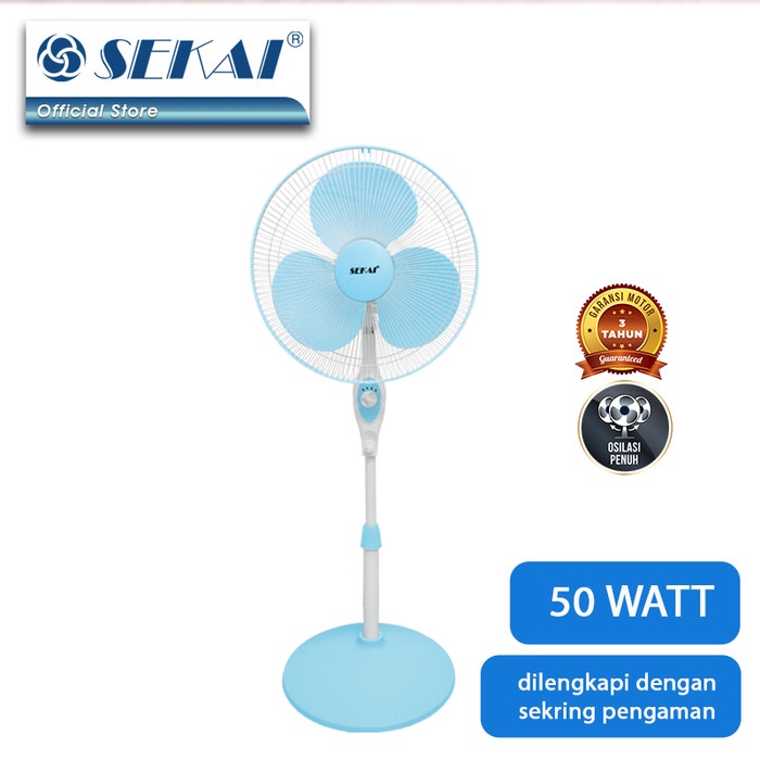 SEKAI Stand Fan 16 Inch SFN1610 Kipas Angin Tumpu SFN 1610