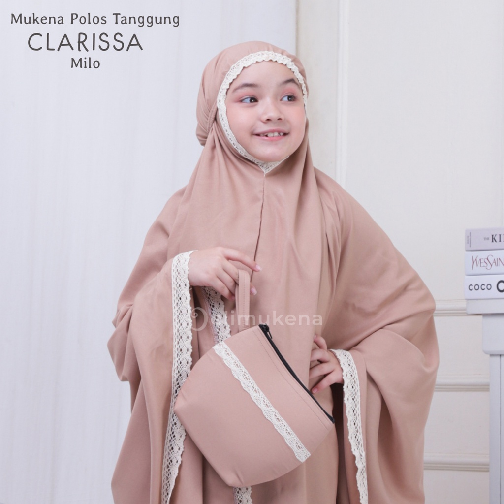 Mukena Anak Polos Tanggung Clarissa