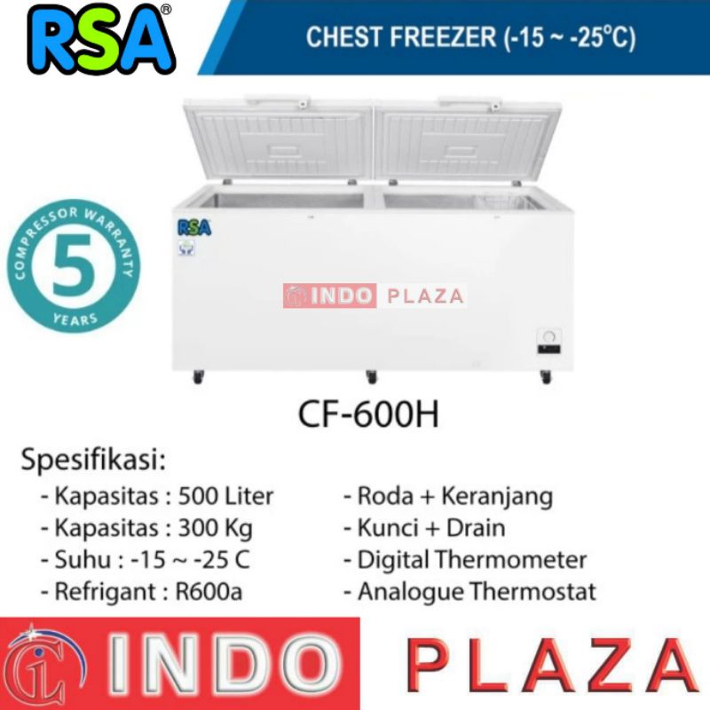 CHEST FREEZER RSA CF-600H 500 Liter