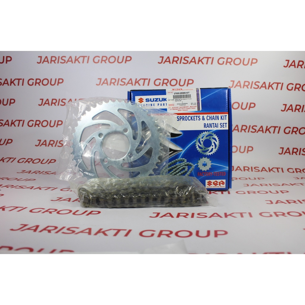 GEAR SET SATRIA FU 150 - SPROCKET & CHAIN KIT FU 150 - 27000-25G60-KIT