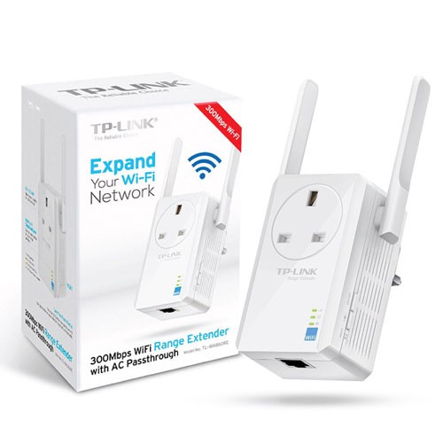 TP-LINK TL-WA860RE: 300Mbps WiFi Range Extender With AC Passthrough