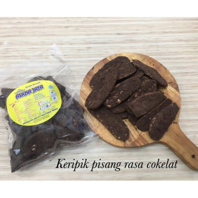 Keripik Pisang Lampung Askha Jaya Rasa Cokelat