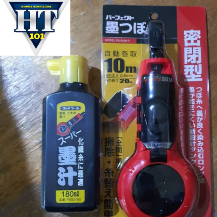 

PROMO PAKET Tajima sipatan 10m + tinta hitam
