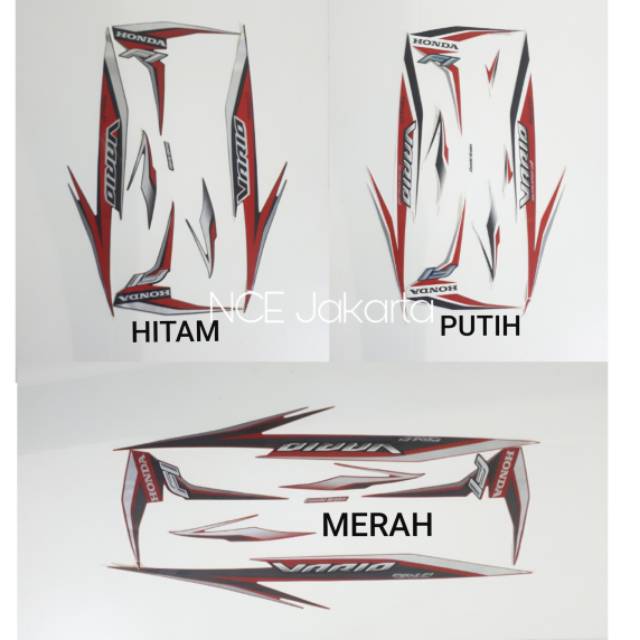 STIKER STRIPING VARIO 110 LED 2016