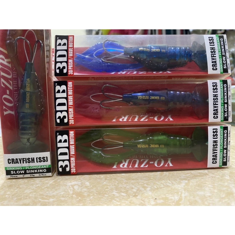 Umpan Pancing Soft Lure Yozuri Crayfish Slow Sinking