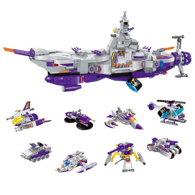 Enlighten 8 in 1 Space Terminator Ship 1402