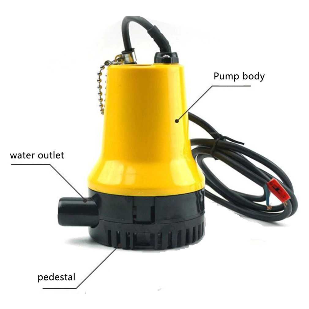 Pompa Air Submersible Water Bilge Pump 12V