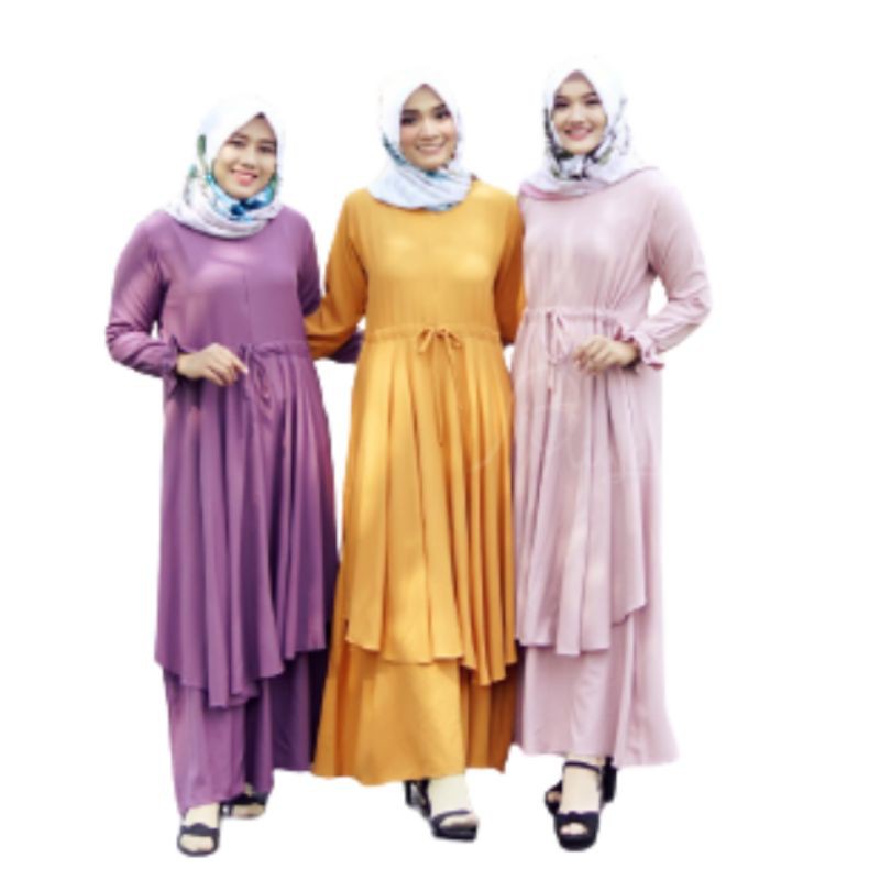 DRESS RESHMA MIULAN || DRESS MIULAN || GAMIS DEWASA