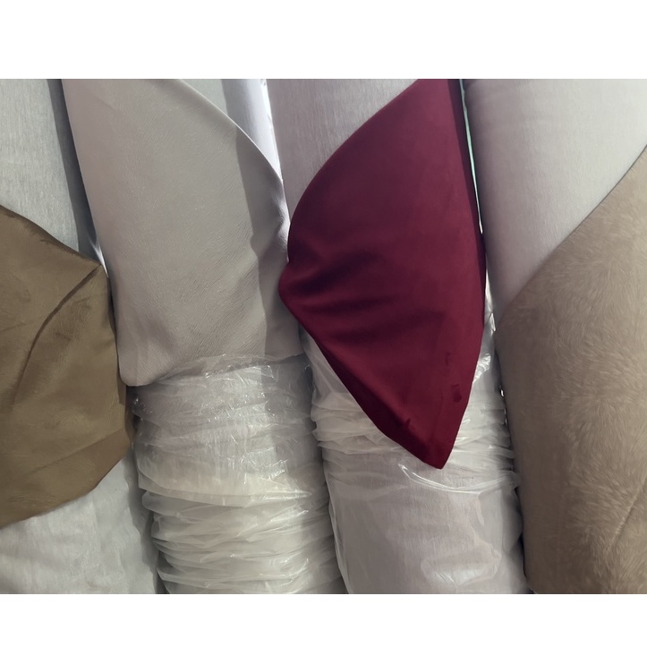 kain kursi kain sofa monochrome motif premium