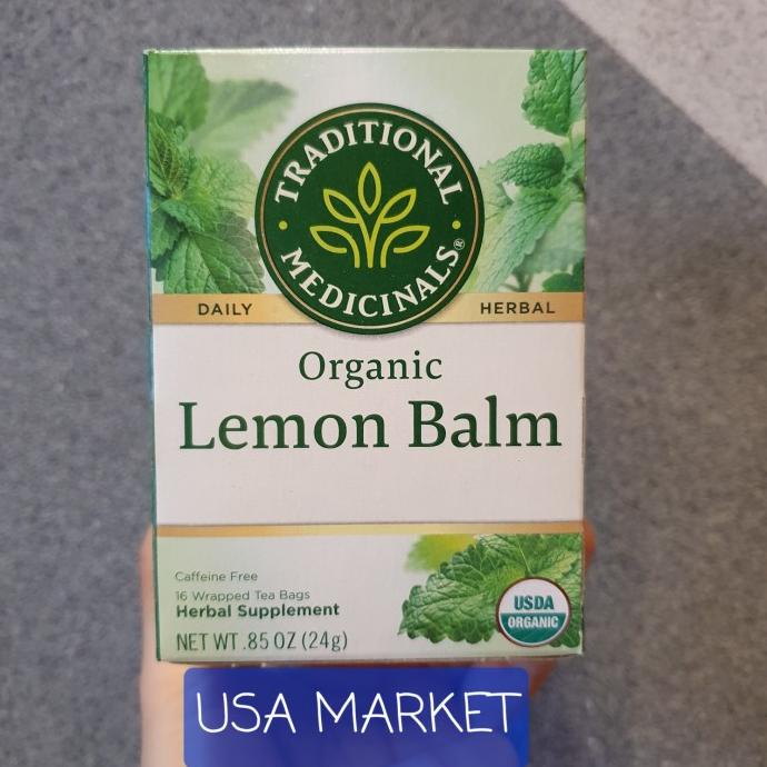 

Traditional Medicinals Organic Lemon Balm Caffeine Free16 tea bags