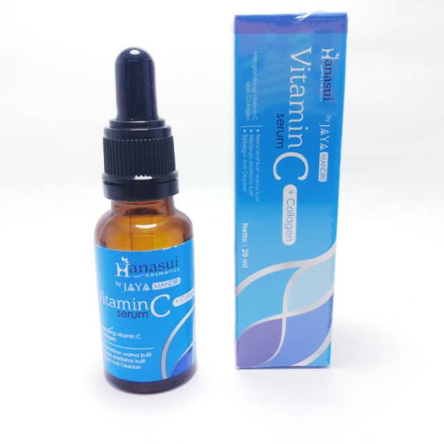 SERUM VIT C+COLLAGEN HANASUI JAYA MANDIRI (biru)