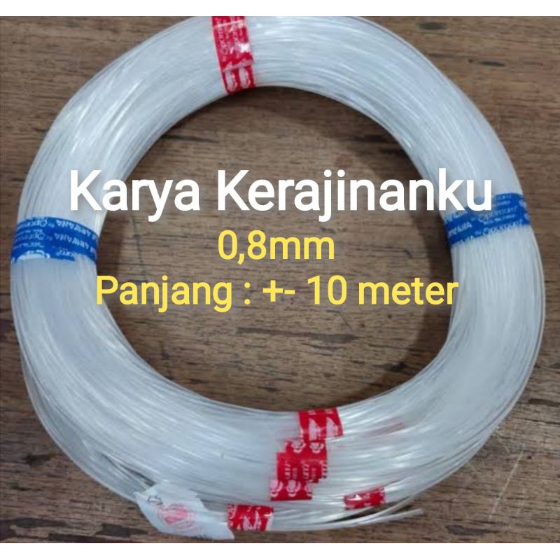 Senar Bahan Kerajinan 0,8mm Strap Masker Kalung Gelang