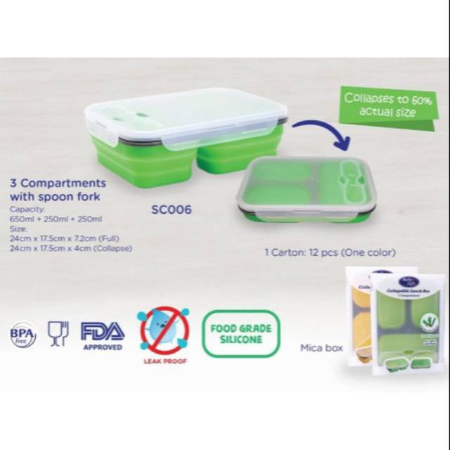 BabySafe Collapsible Luch Box SC-006