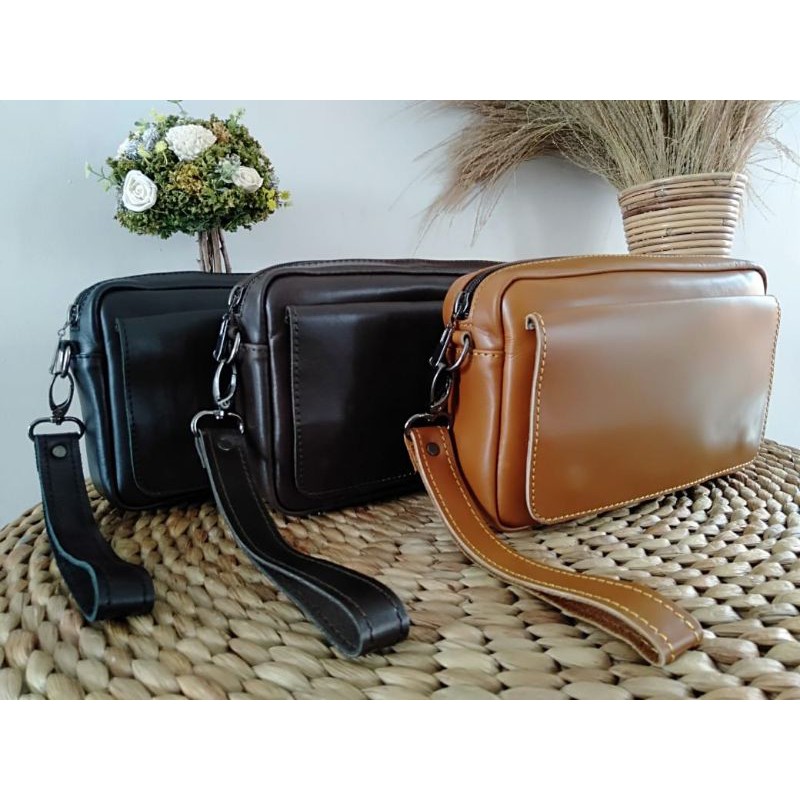 TAS TANGAN PRIA KUlit asli