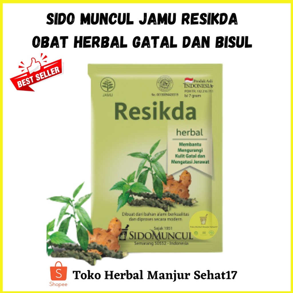 

Jamu Reksida Sidomuncul Original Isi 10 Sachet / Obat Herbal Gatal dan Bisul / Jamu Reksida / JAMU BERSIH DARAH