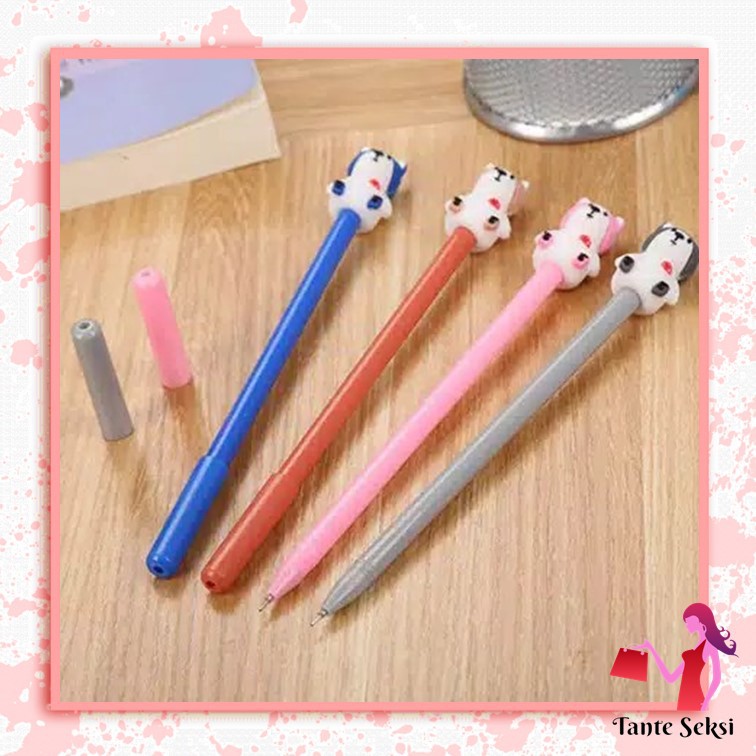 

Pulpen Pena Lucu Motif Karakter Beruang Putih Kombinasi 4 warna Pulpen Unik Import