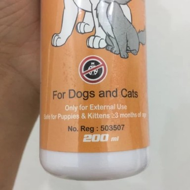 Spray Anti Kutu Raidall Raid All Tick &amp; Flea Kucing Anjing 200ml