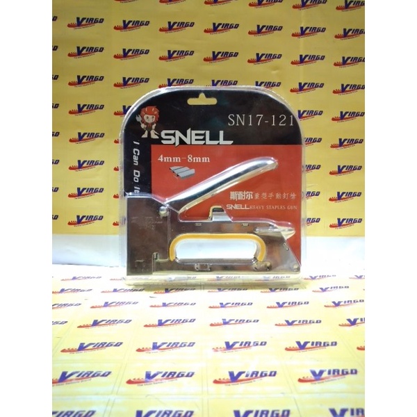 

SNELL SN17-121 GUN TACKER MODEL R-23 HEKTER TEMBAK MANUAL STAPLES GUN 4mm - 8mm