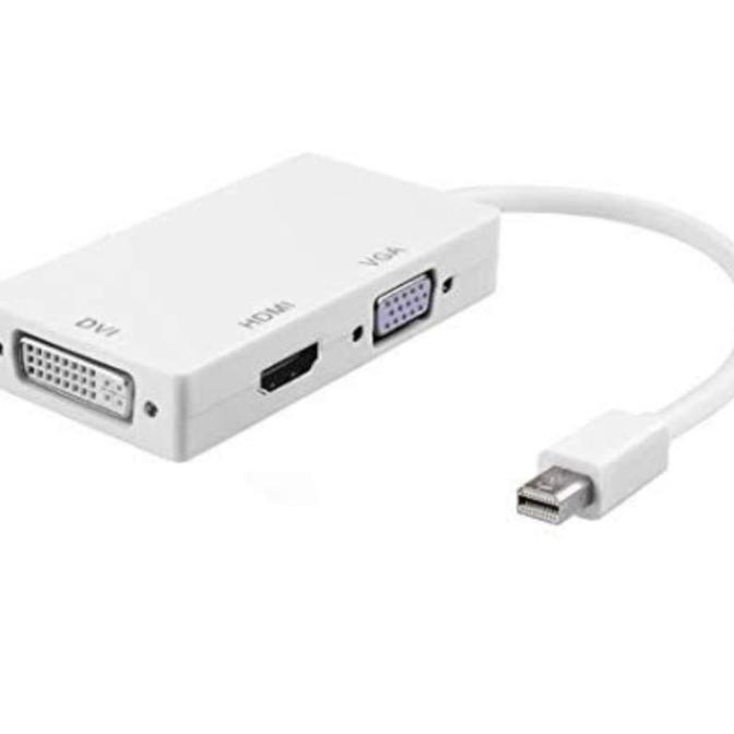 Kabel Konektor Macbook Thunderbolt To Hdmi,Vga,Dvi