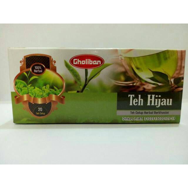 

Gholiban Teh Celup Hijau / Green Tea