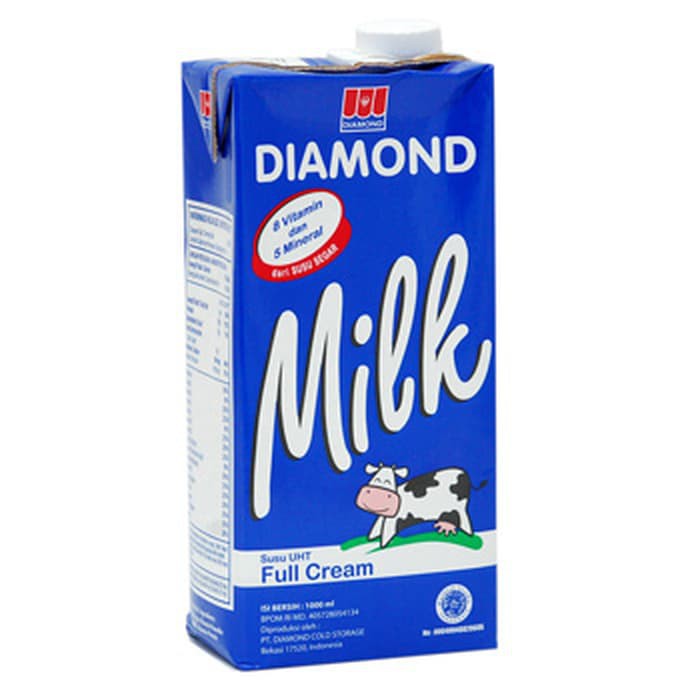 

Susu DIAMOND UHT FULL CREAM 1liter