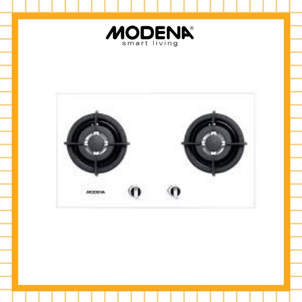 Kompor Gas Tanam Modena 2 Tungku BH-1725 W KHUSUS GOJEK