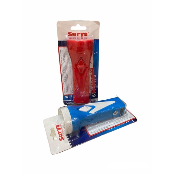 SURYA Senter Tangan Cas Isi Ulang Kecil Super Led 1 w SYT V175