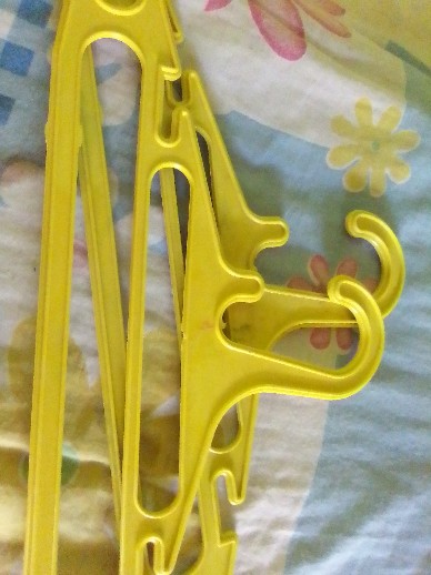 Gantungan Baju Plastik-hanger Baju Panjang Isi 12pcs