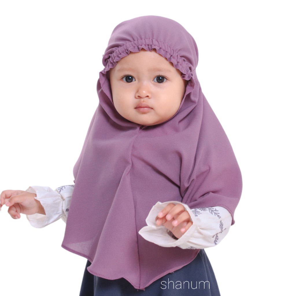 [NEW] Jilbab / Hijab Khimar NAIRA KERUT Anak - Kerudung Bergo Anak 1 - 4 tahun Tergantung postur tub