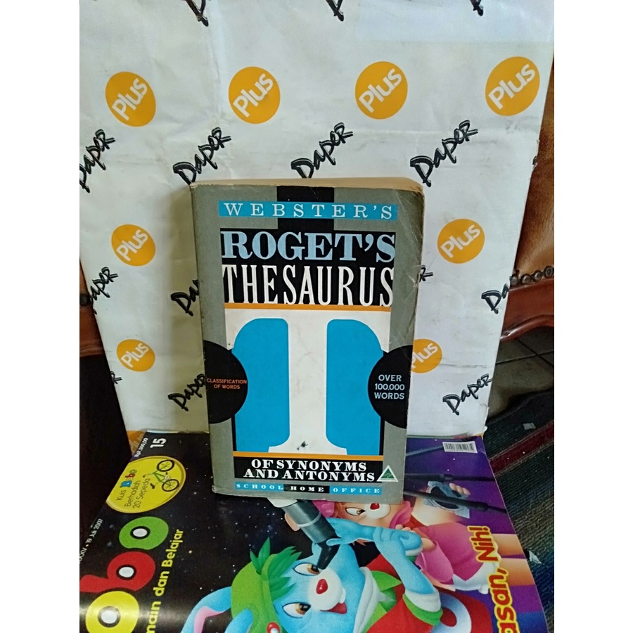 Jual ORI WEBSTER ROGER THESAURUS OF SYNONYMS AND ANTONYMS Shopee