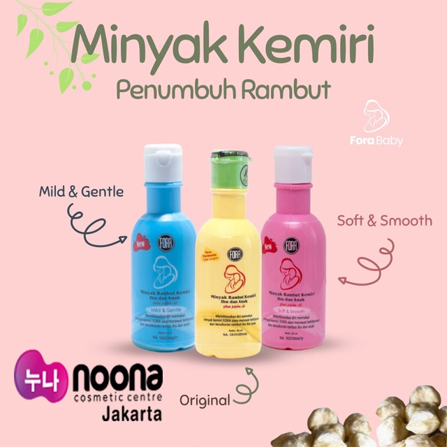 FORA MINYAK RAMBUT KEMIRI IBU DAN ANAK 65 ml