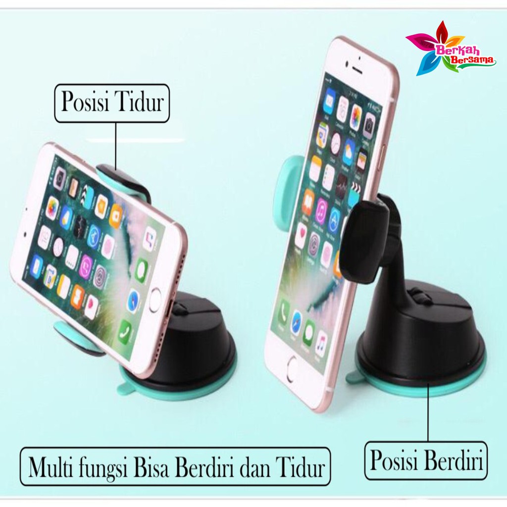 JXCH 2in1 Holder mobil HP car Holder Stand Dashboard AC KACA GPS universal phone 360 derajat BB2756