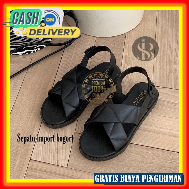 Sendal Slop Cewek Karet Terbaru Sepatu Sandal Kekinian Cewe Style Korea Sandal Jelly Murah Wanita Ko