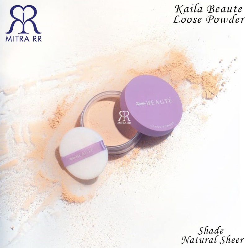 Kaila Beaute Glow Come True Loose Powder | Bedak Tabur Flawless dan NaturaL Look | Face Powder Oil Control