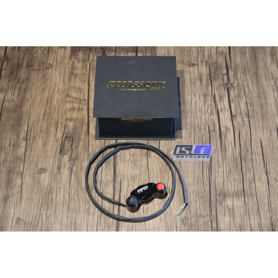 ACCOSSATO Button Panel 2 Tombol Switch Kanan Original Italy