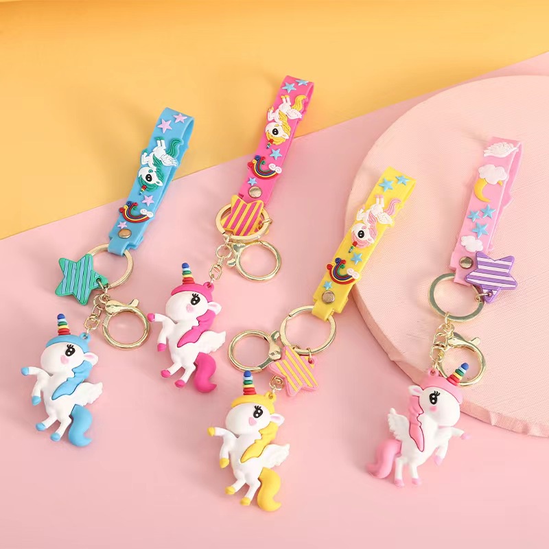 GANTUNGAN KUNCI UNICORN RAINBOW / SOUVENIR UNICORN / GANTUNGAN KUNCI KUDA PONI / UNICORN LUCU