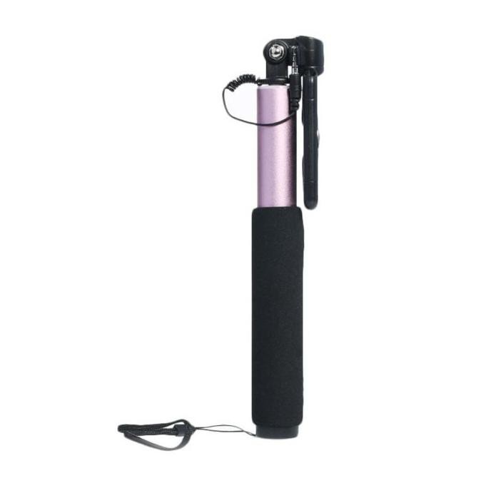 Murah Remax P5 Selfie Stick Tongsis - Pink Terbatas
