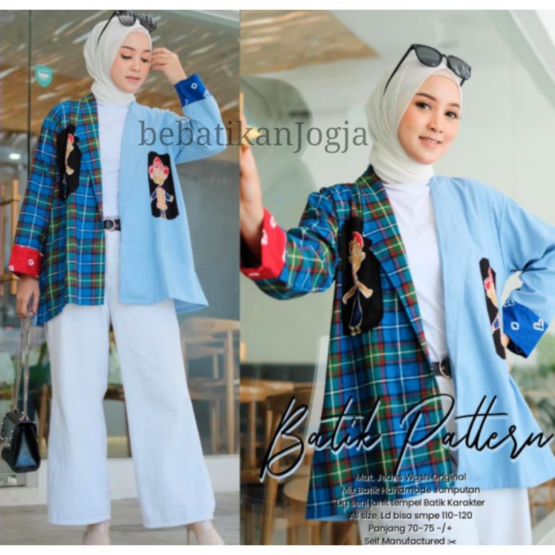 Bebatikan Jogja Outer Wanita Batik Panjang