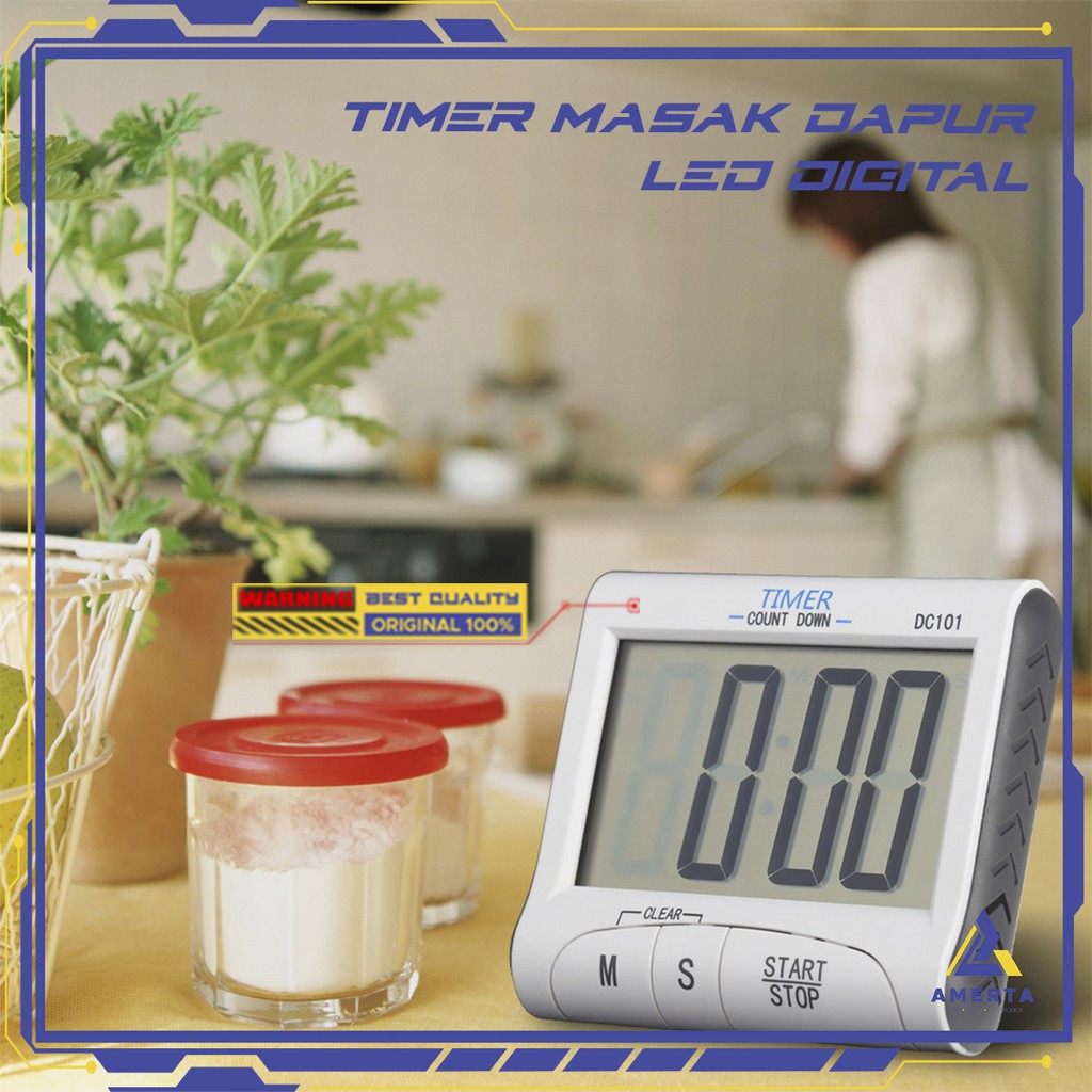 Timer Masak Dapur LCD Digital Count Down