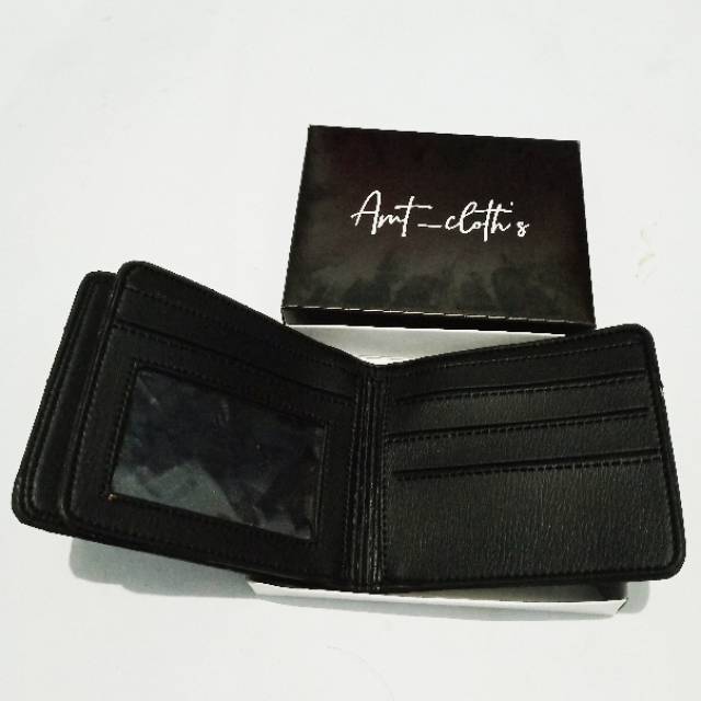 dompet pria semi kulit amt 02 pendek bisa cod