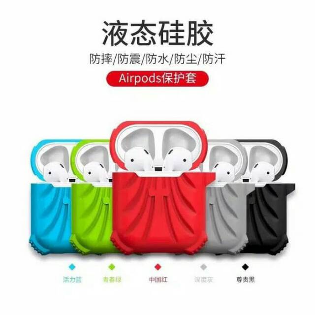 AIRPODS CASE AIRPOD POUCH SILICON KHUSUS AIRPODS ORIGINAL BAWAAN IPHONE